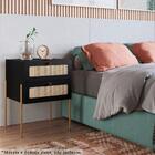 Kit 02 Mesas De Cabeceira Palhinha 28933 Linha Oslo Artesano