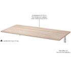 Kit 02 Mesas Dobráveis De Parede Cozinha Slim L03 Suspensa 90