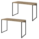 Kit 02 Mesas Para Escritório E Home Office Industrial Aspen 1