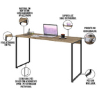 Kit 02 Mesas Para Escritório E Home Office Industrial Aspen 1