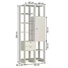 Kit 02 Modulos Para Closet Ey106x107 Nova Mobile