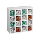 Kit 02 Nichos Porta Toalhas 16 Lugares 52x52cm Branco G01 - A
