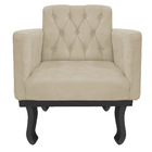 Kit 02 Poltrona Classic Corano - Amarena Móveis - Bege