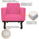 Kit 02 Poltrona Classic Corano - Amarena Móveis - Pink