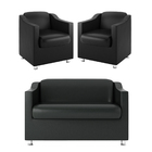 Kit 02 Poltrona Decorativa+ Sofá Namoradeira – Balaqui Decor