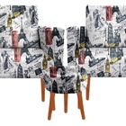 Kit 02 Poltrona Decorativa Nina + Puff Suede Paris Vermelho