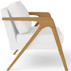 Kit 02 Poltrona Decorativa Para Sala Pietra Estrutura De Made