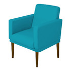 Kit 02 Poltrona Decorativa Resistente Confortável Sala Decora