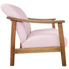 Kit 02 Poltrona Liz Base Madeira Corano - Amarena Móveis - Ro