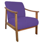 Kit 02 Poltrona Liz Base Madeira Corano - Amarena Móveis - Ro