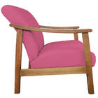 Kit 02 Poltrona Liz Base Madeira Corano - Doce Sonho Móveis -