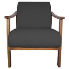 Kit 02 Poltrona Liz Base Madeira Linho - Doce Sonho Móveis -