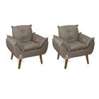 Kit 02 Poltrona Opala Capuccino