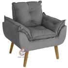 Kit 02 Poltrona Opala Cinza