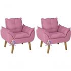 Kit 02 Poltrona Opala Rosê