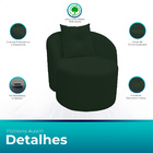 Kit 02 Poltrona Orgânica Para Sala Austin Bouclé Conforto E E