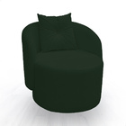 Kit 02 Poltrona Orgânica Para Sala Austin Bouclé Conforto E E