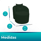 Kit 02 Poltrona Orgânica Para Sala Austin Bouclé Conforto E E