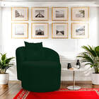 Kit 02 Poltrona Orgânica Para Sala Austin Bouclé Conforto E E