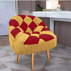 Kit 02 Poltrona Paloma Escritório Sala Pé Palito Suede Mostar