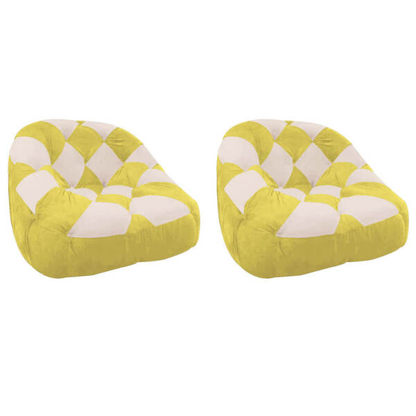 Kit 02 Poltrona Paloma Escritório Sala Pé Plástico Suede Amar