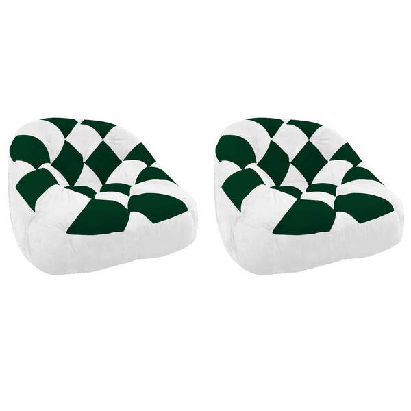 Kit 02 Poltrona Paloma Escritório Sala Pé Plástico Suede Bran