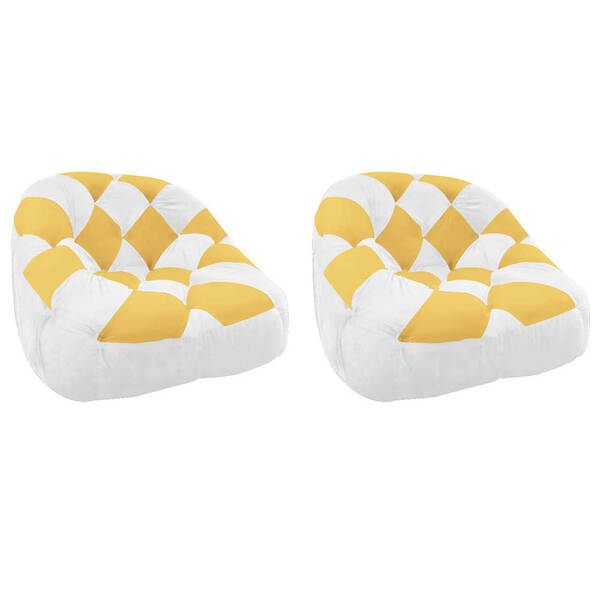 Kit 02 Poltrona Paloma Escritório Sala Pé Plástico Suede Bran