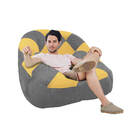 Kit 02 Poltrona Paloma Escritório Sala Pé Plástico Suede Cinz