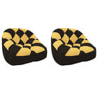 Kit 02 Poltrona Paloma Escritório Sala Pé Plástico Suede Marr