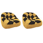 Kit 02 Poltrona Paloma Escritório Sala Pé Plástico Suede Most