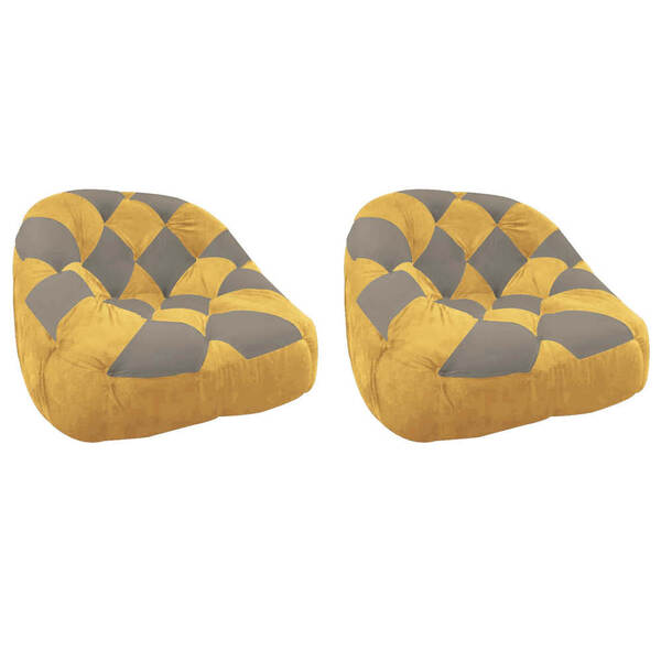 Kit 02 Poltrona Paloma Escritório Sala Pé Plástico Suede Most