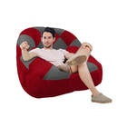 Kit 02 Poltrona Paloma Escritório Sala Pé Plástico Suede Verm