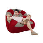 Kit 02 Poltrona Paloma Escritório Sala Pé Plástico Suede Verm