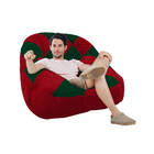 Kit 02 Poltrona Paloma Escritório Sala Pé Plástico Suede Verm