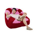 Kit 02 Poltrona Paloma Escritório Sala Pé Plástico Suede Verm