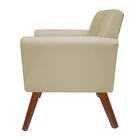 Kit 02 Poltrona Para Sala Decoração Clinicas Iza Bege