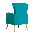 Kit 02 Poltrona Para Sala Melinda Suede Cores - Ds Estofados