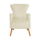 Kit 02 Poltrona Para Sala Melinda Suede Cores - Ds Estofados