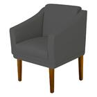 Kit 02 Poltrona Sala Decoração Clinica Cinza Escuro