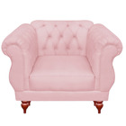 Kit 02 Poltrona Sofá Docorativa Chesterfield Botões Original