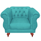 Kit 02 Poltrona Sofá Docorativa Chesterfield Botões Original