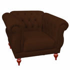 Kit 02 Poltrona Sofá Docorativa Chesterfield Botões Original