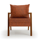 Kit 02 Poltronas Alice Corano Base De Madeira D03 - D'rossi -