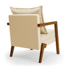 Kit 02 Poltronas Alice Corino Base De Madeira D03 - D'rossi -