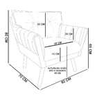 Kit 02 Poltronas Anitta Corino Lilás Pés Palito De Ferro D'ro