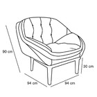 Kit 02 Poltronas Anitta Decorativas Para Sala E Quarto Veludo