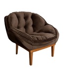 Kit 02 Poltronas Anitta Decorativas Para Sala E Quarto Veludo