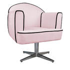 Kit 02 Poltronas Athena Base Giratória Metal Corano - Amarena