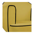 Kit 02 Poltronas Athena Base Giratória Metal Suede - Amarena