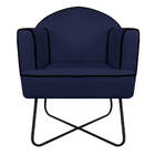 Kit 02 Poltronas Athena Base X Corano - Doce Sonho Móveis - A